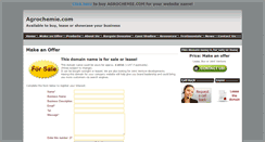 Desktop Screenshot of agrochemie.com